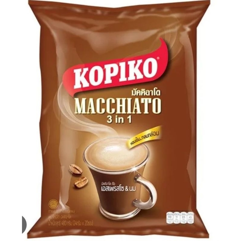 Cafe Sữa Kopiko Macchiato 20 gói×20gr