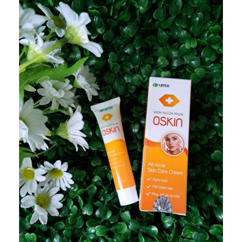 TPBVSK KEM NGỪA MỤN OSKIN Xuất xứ: Việt Nam Quy cách đóng gói: Lọ x 15g