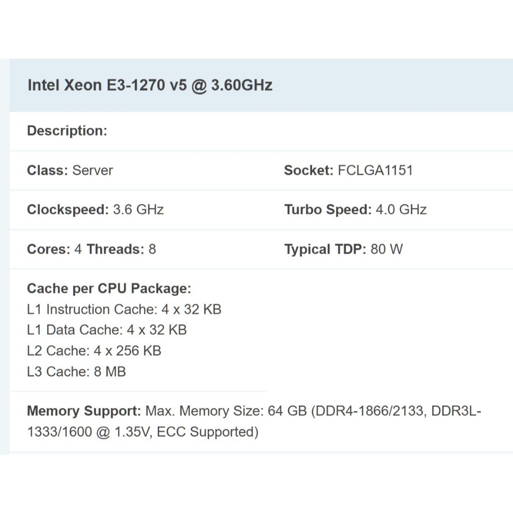 CPU XEON E3-1270v5 120v5 1230v5 124v5  socket 1151, hàng tháo máy bảo hành 1 tháng e3 V5 E3 V6 | BigBuy360 - bigbuy360.vn