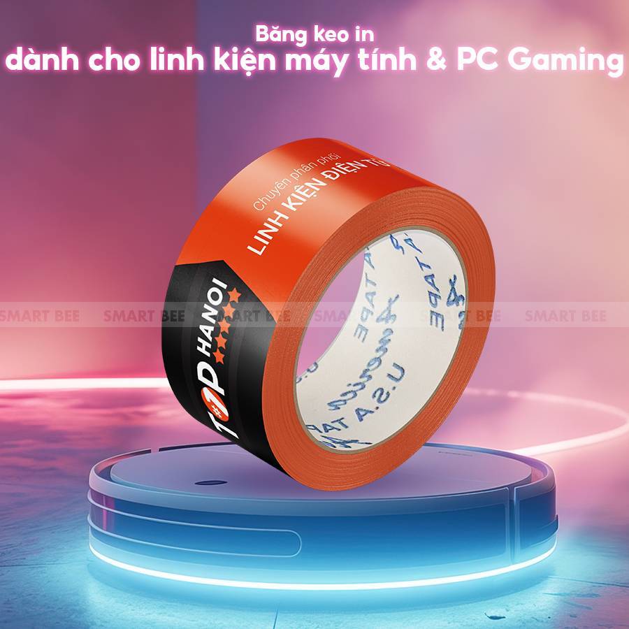 Băng Keo In Logo, In Chữ Cho Shop Linh Kiện Máy Tính và PC Gaming
