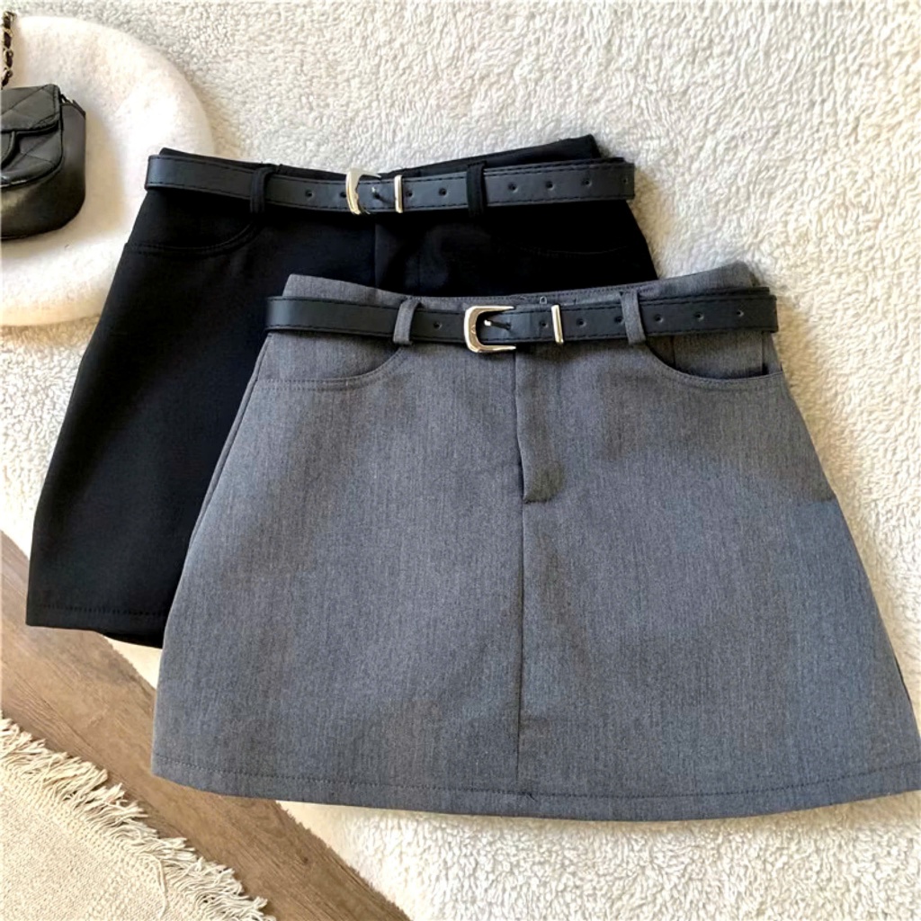 [Kèm Đai Lưng] Chân Váy Dáng Ngắn Chữ A BIGSIZE Có Quần Trong Chất Liệu Dày Dặn Siêu Đẹp V508 | BigBuy360 - bigbuy360.vn