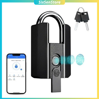 Ổ khóa vân tay thông minh chống cắt, chống nước, chịu nhiệt cao, Mở bằng vân tay, App điện thoại, có khóa cơ dự phòng