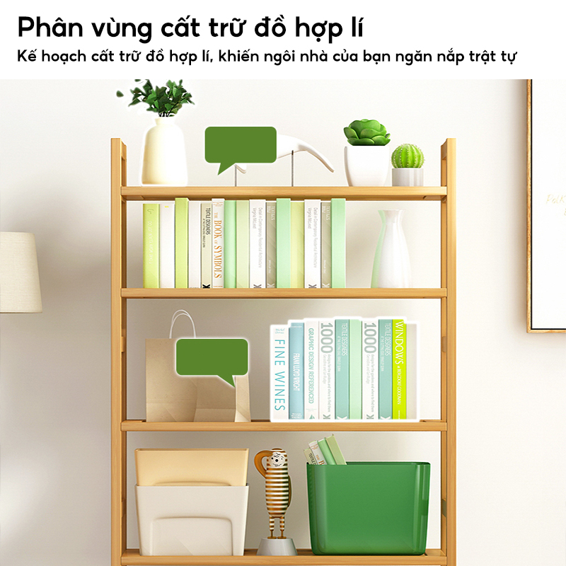 REX Kệ để đồ Kệ lưu trữ nhiều tầng Kệ sách đứng cho phòng khách Kệ nhỏ dưới bàn Phù hợp căn hộ nhỏ | BigBuy360 - bigbuy360.vn