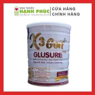  Sữa X3Gon Glusure Gold Hỗ Trợ Cho Người Tiểu Đường - Hộp 900Gr 