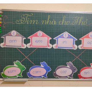 Ong hoa Nhà thỏ ép plastic