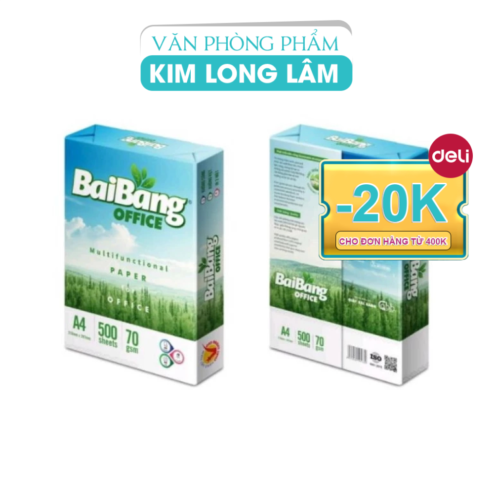 Giấy Bãi bằng A4 định lượng 70gsm