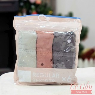 Set 6 quần chip Gu Nhật cho nữ