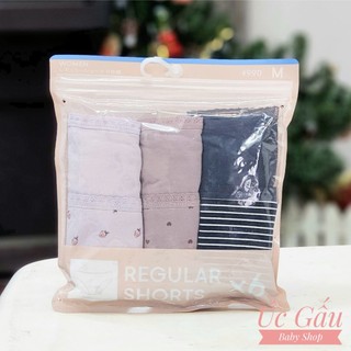Set 6 quần chip Gu Nhật cho nữ