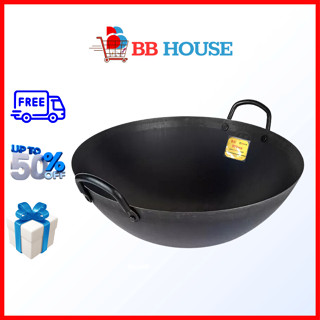 [Lẻ giá sỉ] Chảo Thép Chống Dính Cacbon 2 quai Dày Loại 1 Chuyên Dùng Nhà Hàng