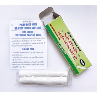 Phấn diệt kiến và côn trùng VIPESCO - phấn vẽ kiến (hộp 2 cây)