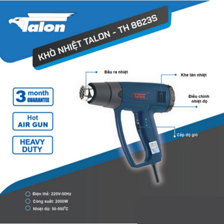 Máy Khò Nhiệt Cầm Tay 2000W, Khò Màng Co Nhiệt, khò mica (nhựa cứng), máy khò dán decal