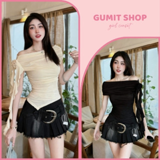 Áo trễ vai, lệch vai một bên hoa dây điệu đà xinh xắn