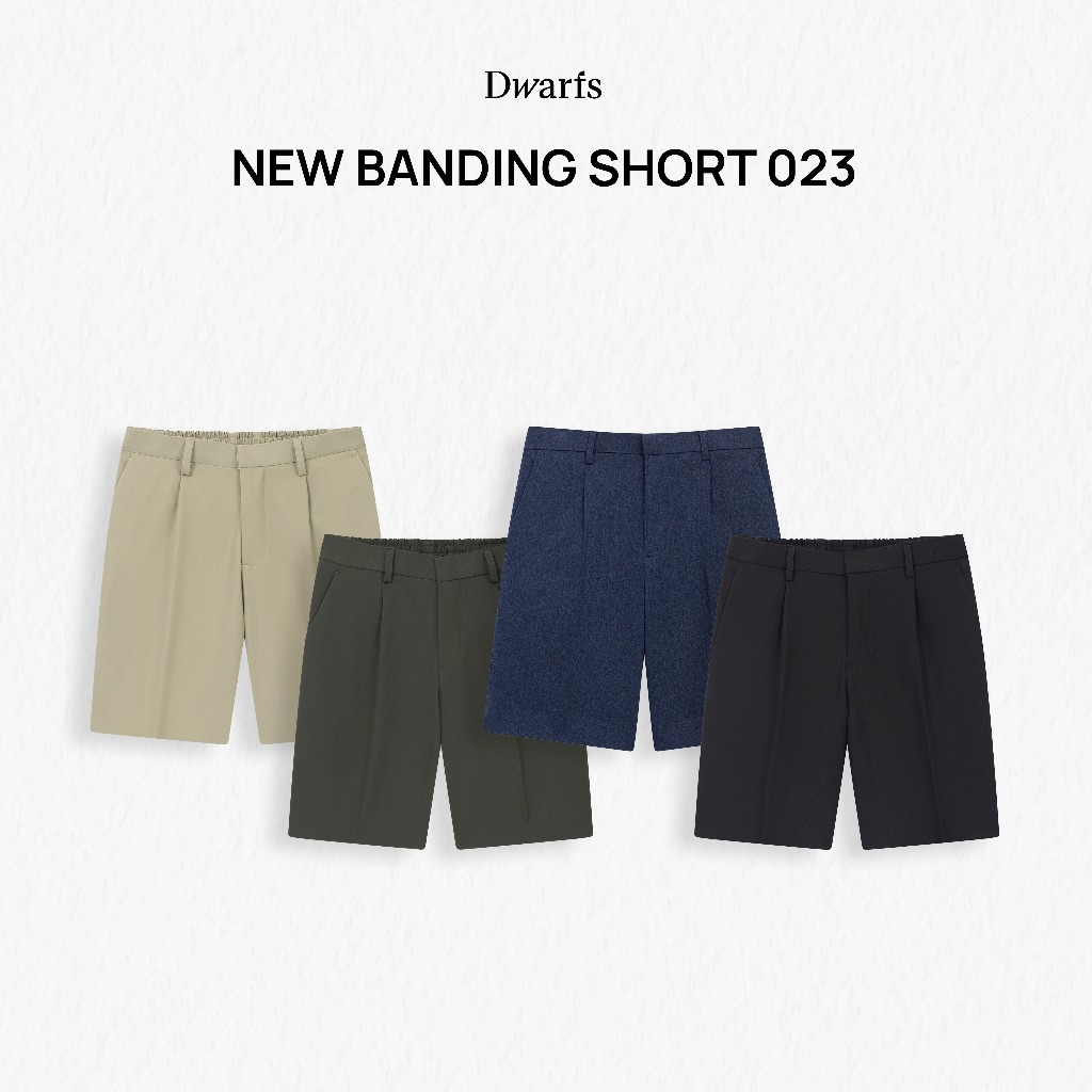 Quần short khóa kéo có ly DWARFS New Banding Short