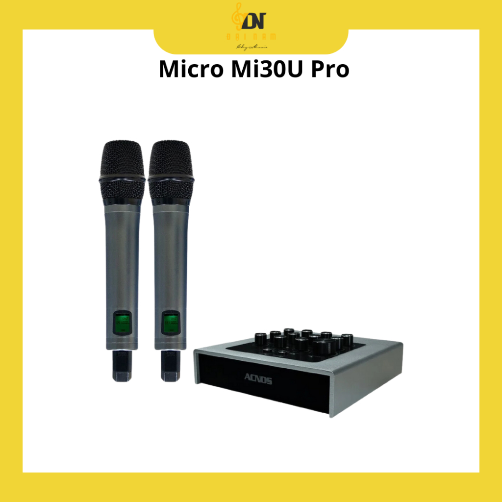Micro Mi30U Pro mới 2024 cải tiến của loa giúp hút tiếng, dễ hát