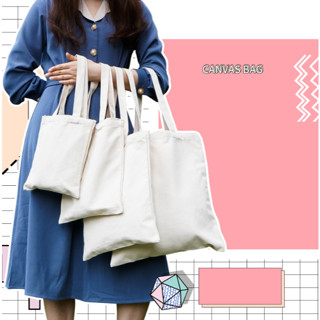 Túi tote không khoá Túi vải bố túi canvas trơn đen trắng nhiều size TT0