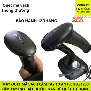 Máy quét mã vạch antech as1250 - đề bàn quét tự động 1d