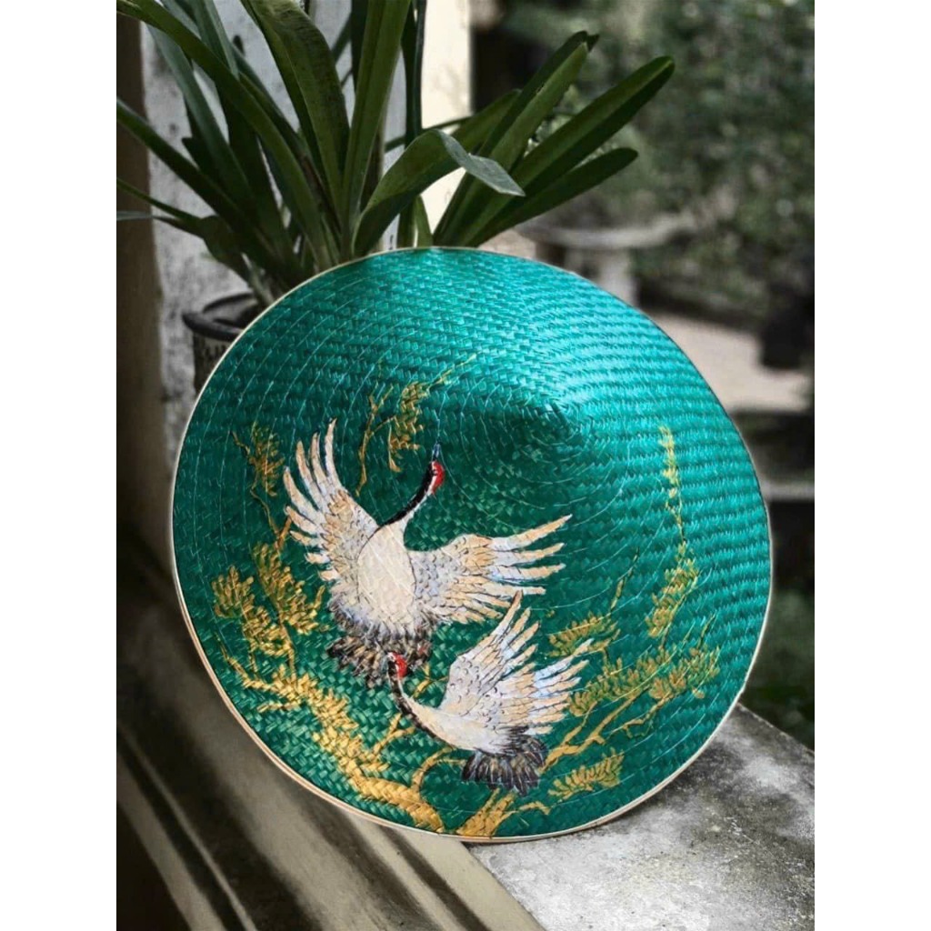 Nón cỏ bàng xử Huế - Nón cói - Nón lá Việt Nam - Nón trang trí - Nón cỏ