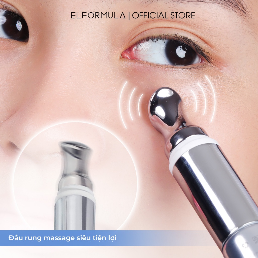 ELFORMULA  Advanced Eye Essential Cream, Kem dưỡng mắt giảm quầng thâm và bọng mắt, làm mờ nếp nhăn cao cấp 20ml