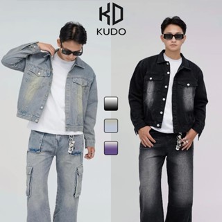 Áo Khoác jean nam nữ Unisex, áo khoác bò form rộng và Boxy wash màu chất Bigsize - Avocado