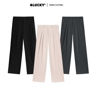 Quần Tây ỐNG RỘNG 4LUCKY 6203( đọc kĩ mô tả),suông rộng Thời Trang Unisex Nam Nữ Lưng Thun Co Giãn Phong Cách Hàn Quốc