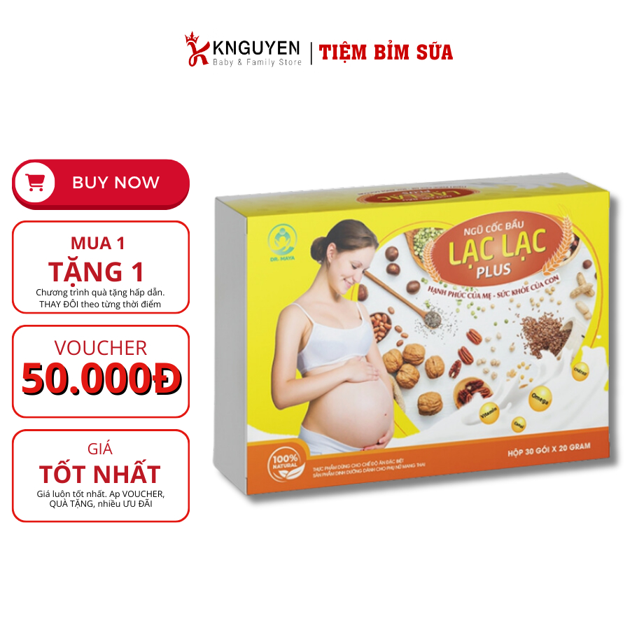 Ngũ Cốc Lạc Lạc Plus Dr.Maya 1 hộp 30 gói 600g