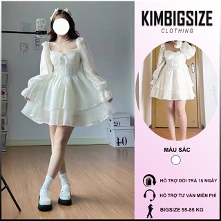 Váy ulzzang tầng tiểu thư bigsize 55-90kg