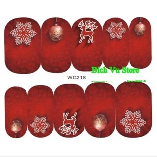 Decal NƯỚC Noel mã WG(HDSD MÔ TẢ SP)