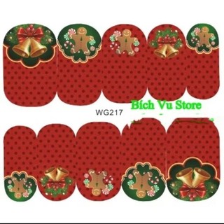 Decal NƯỚC Noel mã WG(HDSD MÔ TẢ SP)