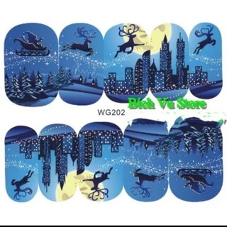 Decal NƯỚC Noel  mã WG( HDSD MÔ TẢ SP)