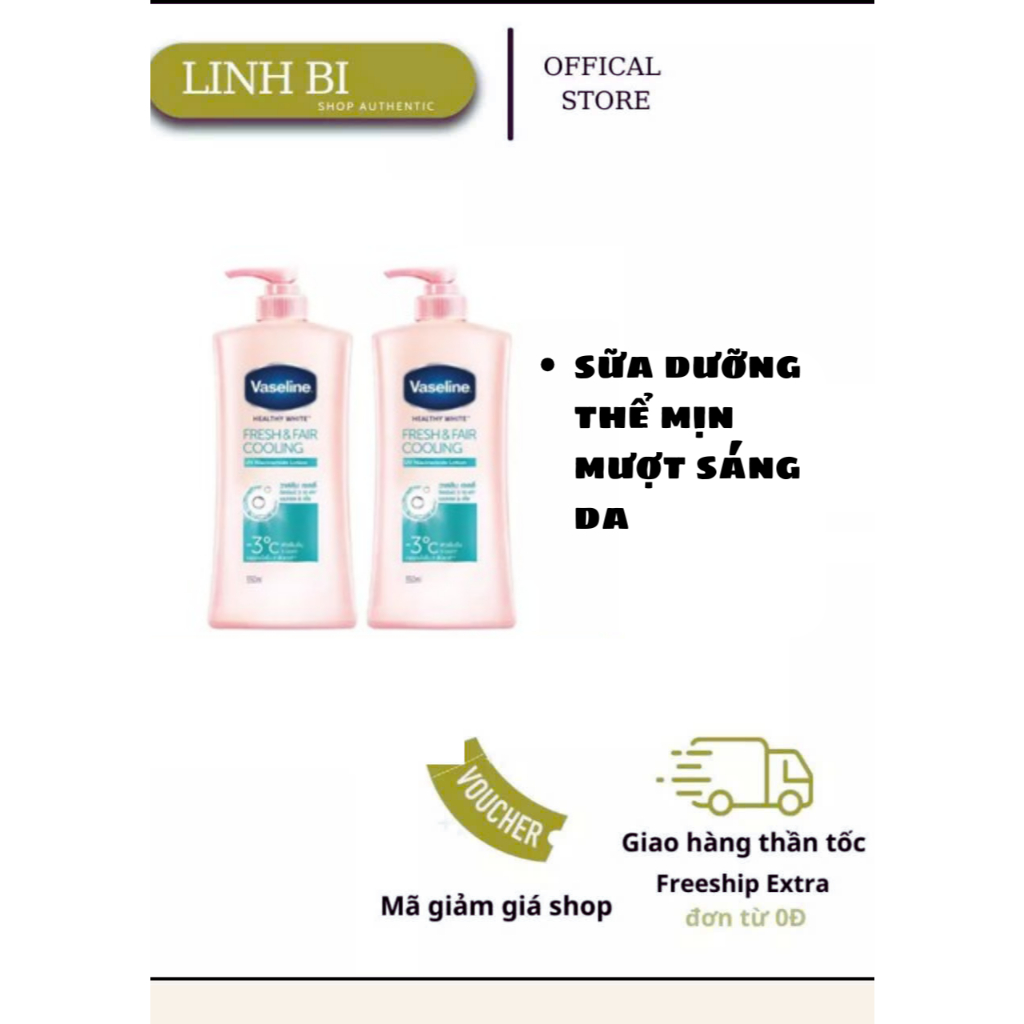 Dưỡng thể Vaseline Thái 550ml