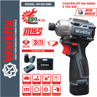 Máy bắn vít Mini, Máy bắt vít  Workfix - SD150N, Lực Siết 150Nm, Có 3 chế độ lực siết