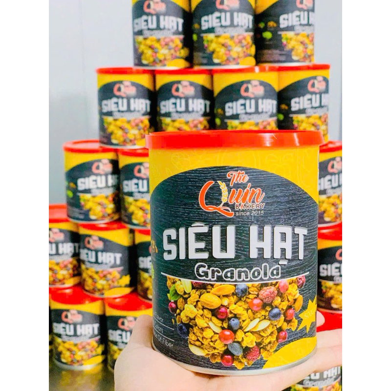 Granola hạt dinh dưỡng không Yến mạch The Quin