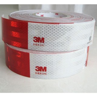 decal phản quang 3M trắng đỏ( tính theo mét).