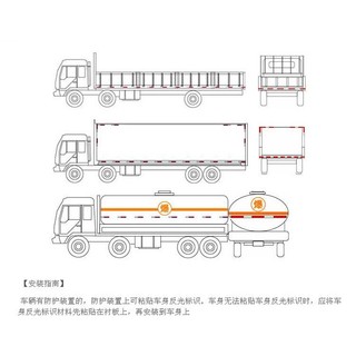 decal phản quang 3M trắng đỏ( tính theo mét).