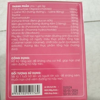 Nutribaby pluss  hộp 16 gói.