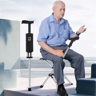 [HÀNG LOẠI 1] Gậy ghế cho người già, gậy di bộ gấp gọn thông minh, nạng chống tay HEMEIDE