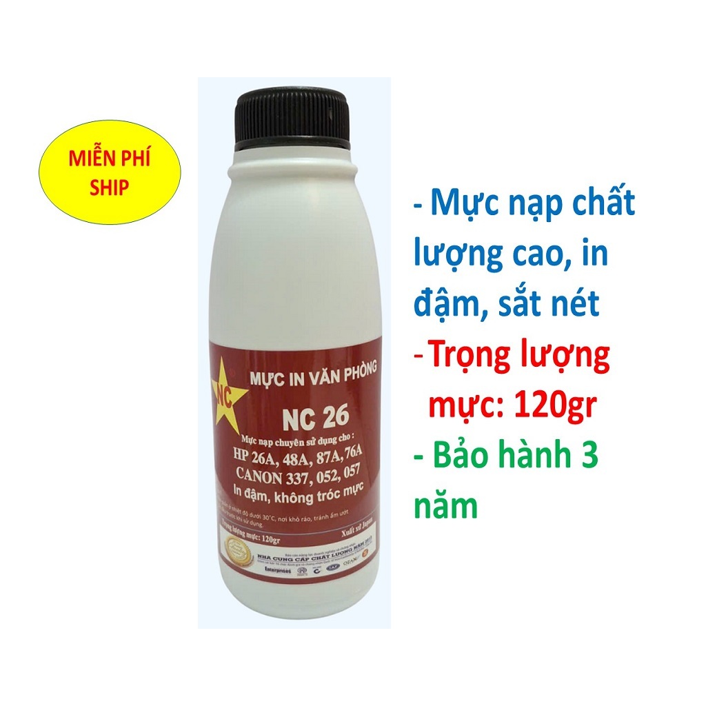 Mực nạp hộp rin HP M404n, 404d, 404dn, 404dw, 428fdn, 428fdw, M304 Lọ, hủ, bình bơm hộp mực máy in