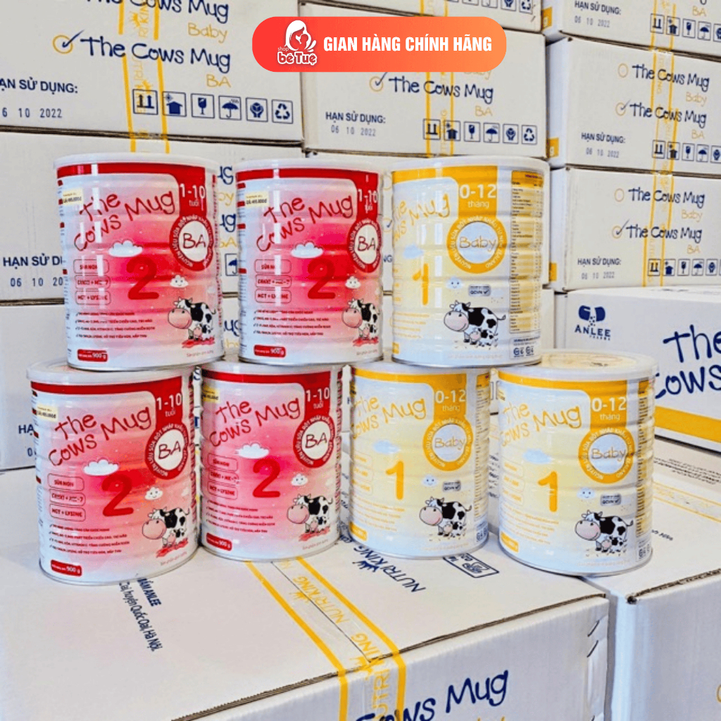 Sữa Công Thức The Cows Mug (900gr) ( MẪU MỚI NẮP BẬT )