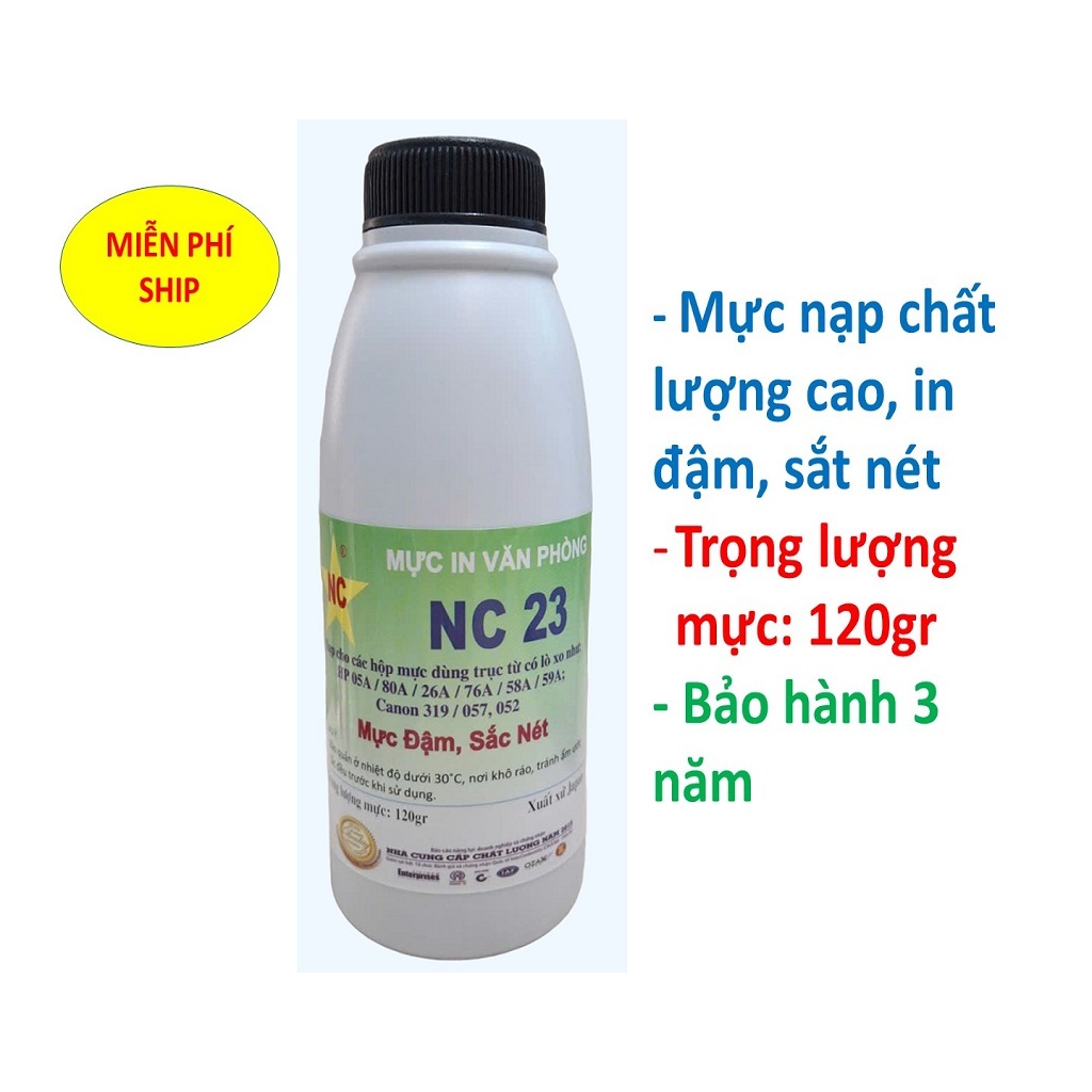 Mực nạp hộp thay thế HP M211d, 211dw, 236dw, 236sdw, 209dwe, cho máy in có hộp mực 136a, W1360a