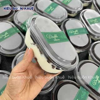 50 Hộp Nhựa Oval Đựng Bánh Tiramisu, Mousse, Bánh Lạnh Siêu Đẹp 400ml [W150G]