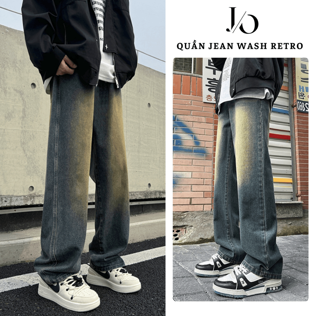 Quần Jean Ống Rộng Nam Nữ Dáng Suông BIGSIZE Quần Jean Unisex 3 Màu Wash Form Rộng MÀU HOTTREND 2024