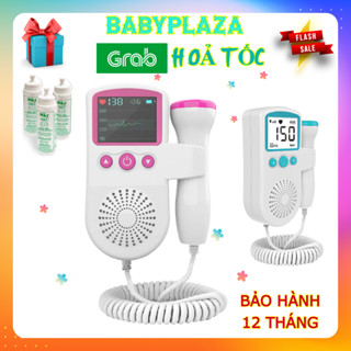 [Hoả Tốc] Máy theo dõi tim thai tại nhà Fetal Doppler JSL-T501, thiết bị đo tim thai cá nhân LCD màn hình màu