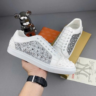 Giày Nam Buộc Dây Phi líp Đính Đinh Kim Tuyến Hót Hít - Giày Nam Phi Líp Đính Đinh Siêu Đẹp 2024