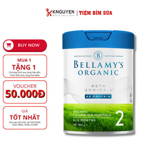 (Chính hãng - date xa ) Sữa Bellamy's organic Beta Genica - 8 đạm A2 protein milk 800g