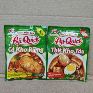 Gia vị nêm sẵn Thịt kho tàu/ Cá Kho Riềng Aji-quick 29g/32g