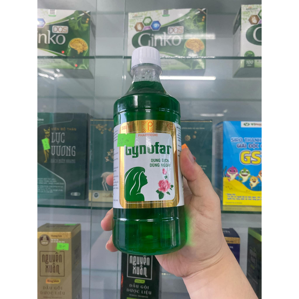 Dung dịch vệ sinh phụ nữ Gynofar 500ml