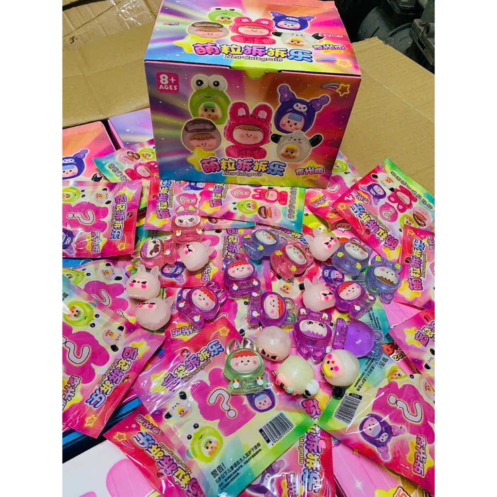 Hộp Mix 32 Túi Mù Rùa Babythree, Crybaby, Mộng Kuromi Full Box Túi Mù Rùa Moimoi Quà Tặng Cho Bé