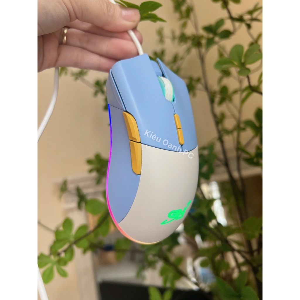 Chuột máy tính Gaming Gnet GM105 Chính Hãng RGB có led Chuyên Game - Bảo hành 12 Tháng