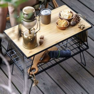 Kệ để đồ, bàn lưới dã ngoại cắm trại Campingmoon T-230-2T