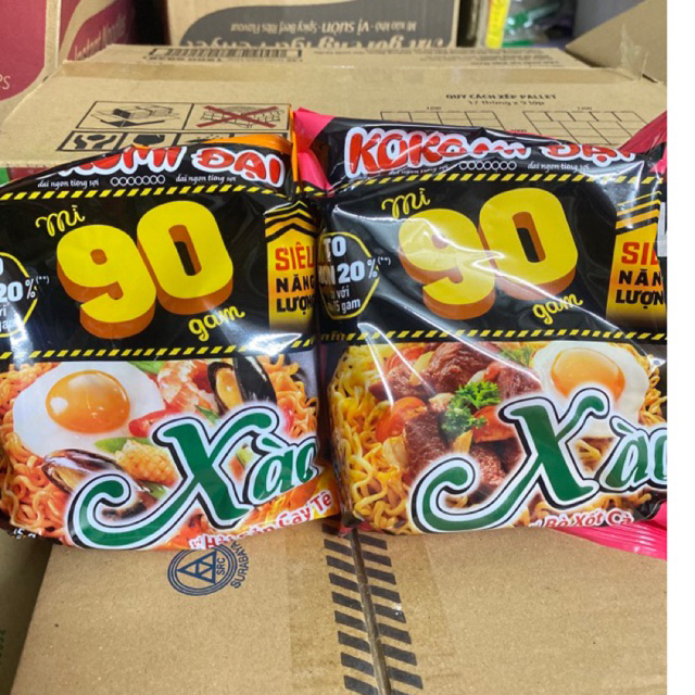 Set 5 Gói Mì Xào Kokomi Đại 90gam Vị Hải Sản Cay Tê &Bò Xốt Cà